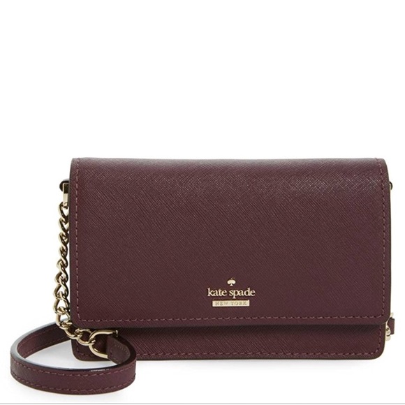 kate spade deep plum bag